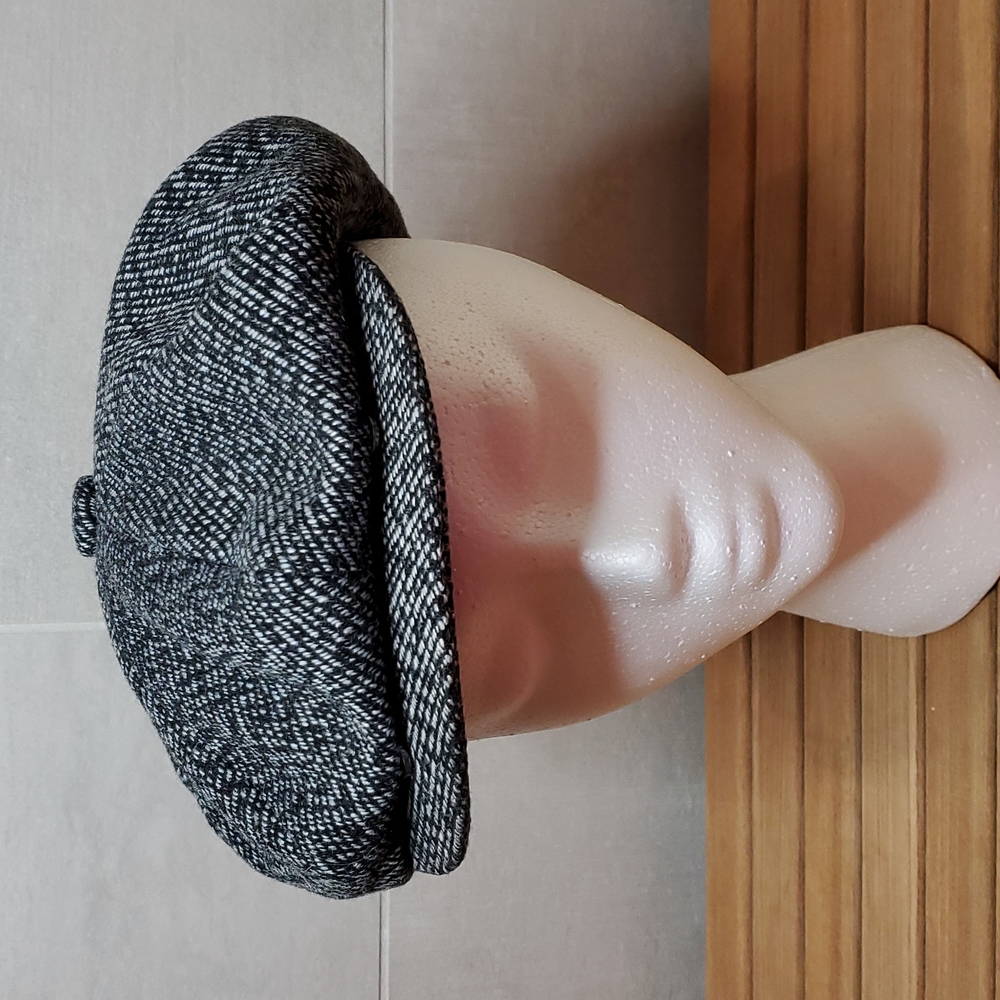 Vintage Country Gentleman, Wool Tweed Wool 8 Panels Newsboy Apple Cap